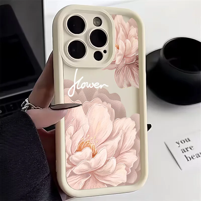 Custodia A Libro Portafoglio In Pelle PU Con Fiori Rosa Per Xiaomi Redmi Note 4 / Note 4X