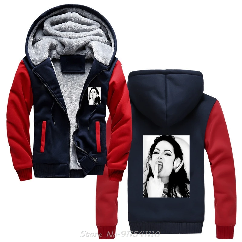 Michael Jackson Hoodies Clothes Cotton Hoody Jacket Winter Casual Unisex Zip Up Coats Men Hip Hop Harajuku Streetwear