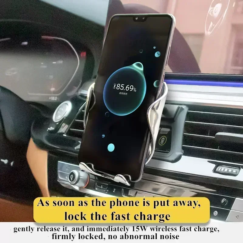 2018-2021 BMW 5 시리즈 G30 휴대폰 홀더 무선 충전기 차량용 휴대폰 거치대 내비게이션 브래킷