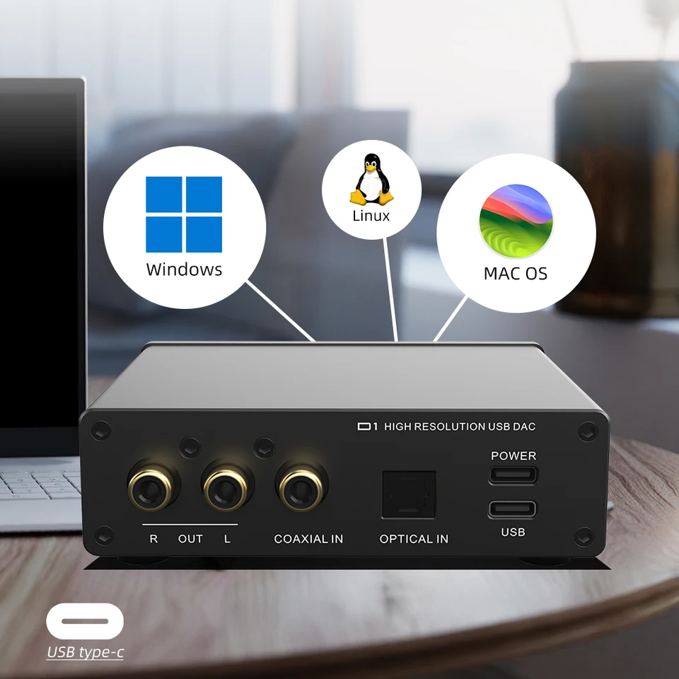 SMSL D1 エントリーレベルオーディオ DAC、新しい BD34352EKV DAC