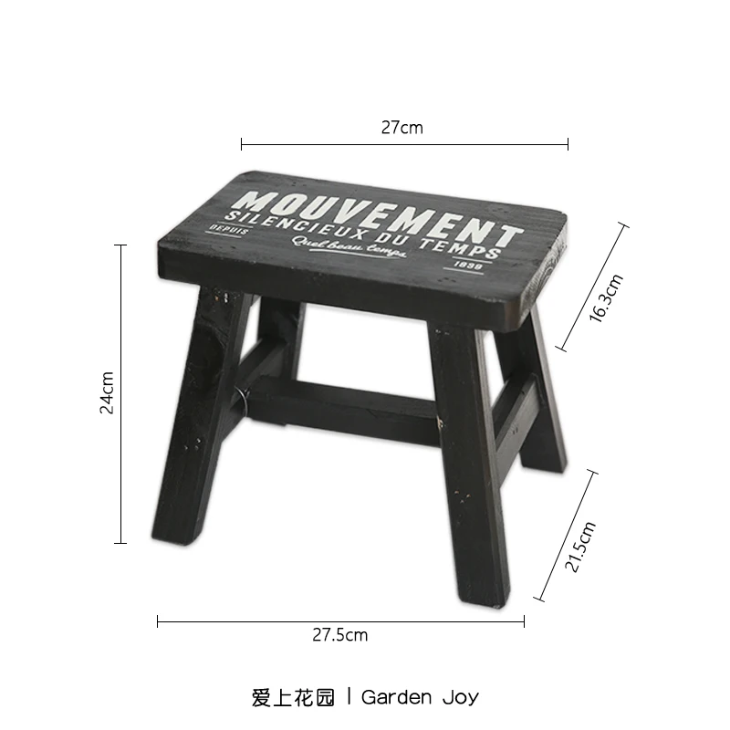รูปสินค้า ไม้เก่าตกแต่งสวน Bench สำหรับ Garden และ Plant Rack ระเบียงแนวตั้งกระถางดอกไม้ฐานแข็งแรง