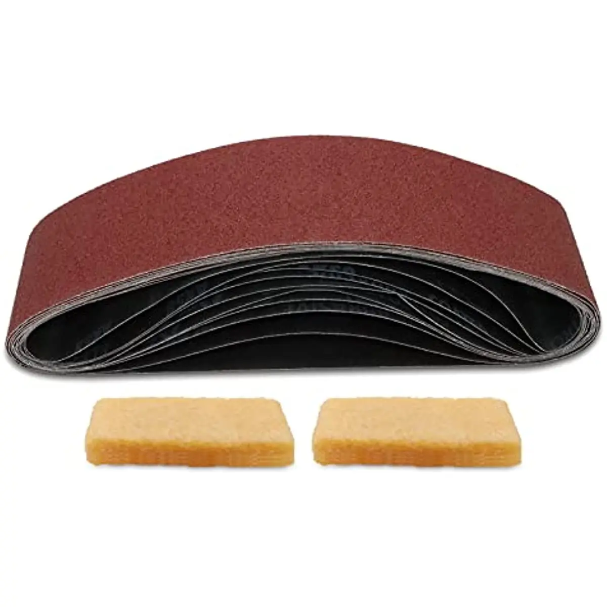 4x36InchSandingBeltswith2PcsEraserCleaner40400Grits