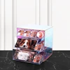 Luxury Colorful Acrylic Cosmetics Holder Drawer Cabinet Dustproof Storage Box Organizer Eye Shadow Lipstick Powder Air Cushion 5