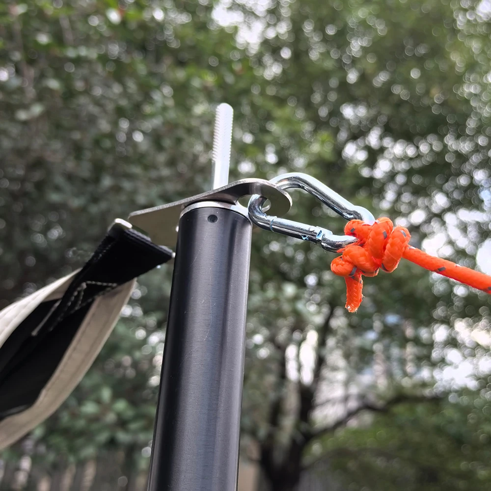 Awning Strut Non-slip Fastener Buckle Outdoor Wind Rope Buckle Adjustment Rope Accessories 2/4Pcs