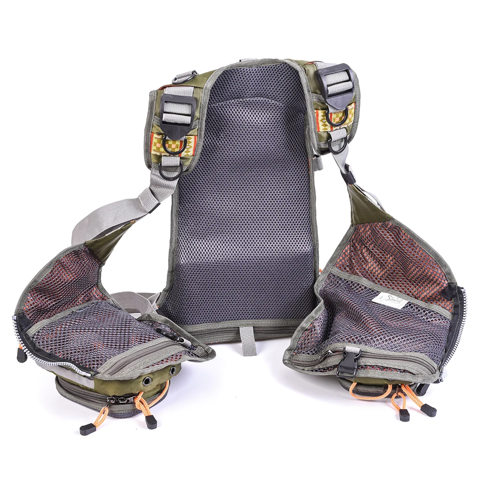 Fourreau 6 cannes à pêche | 3 compartiments | Camouflage | 125 cm - 210