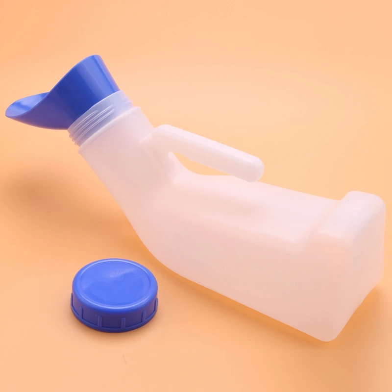 2 Orinatoi Portatili Uomo In Plastica 1200 Ml - A Prova Di Perdite Con Coperchio, Per Viaggi E Campeggio