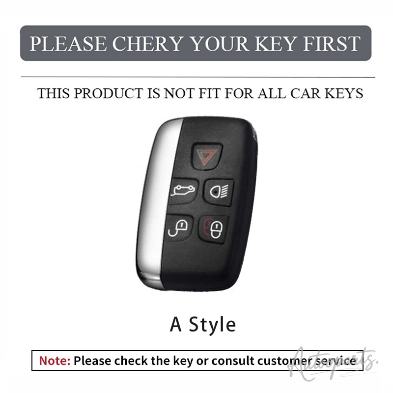 Luxury Zinc Alloy Leather Key Case - Premium Auto Interior Accessory