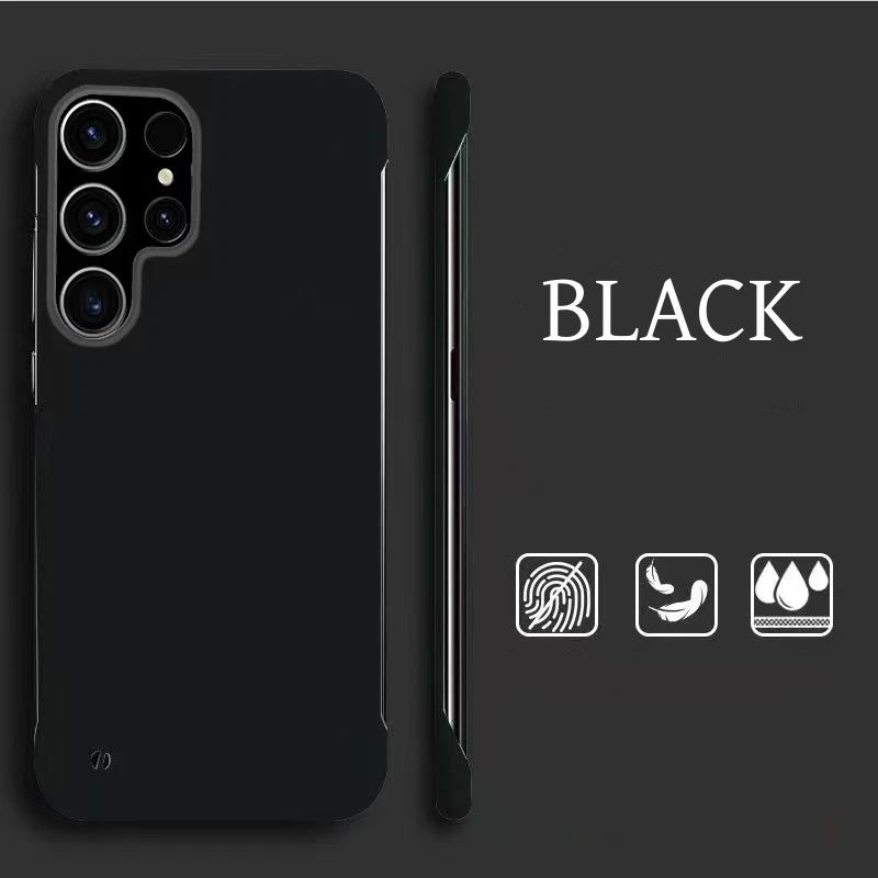 Ultra Slim Frameless Colorful Matte Hard Phone Case