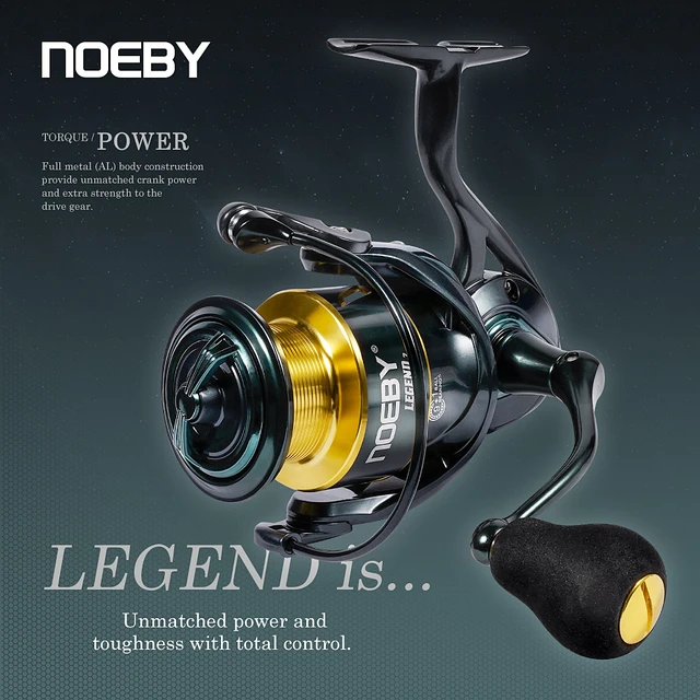 Noeby Spinning Fishing Reel 3000 4000 5000 6000 Max Drag 25kg Long