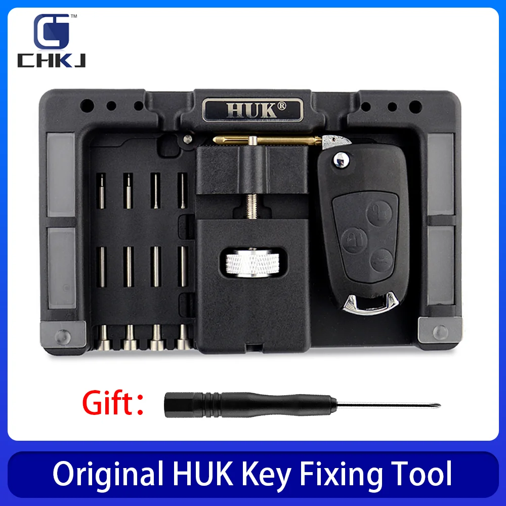 CHKJ Original HUK Key Fixing Tool Flip Key Vice Flip-key Pin Remover Locksmith Tool Four Pins locksmith tools locksmith extractor tools lock pick tools lock repair tool pin disassembly tool
