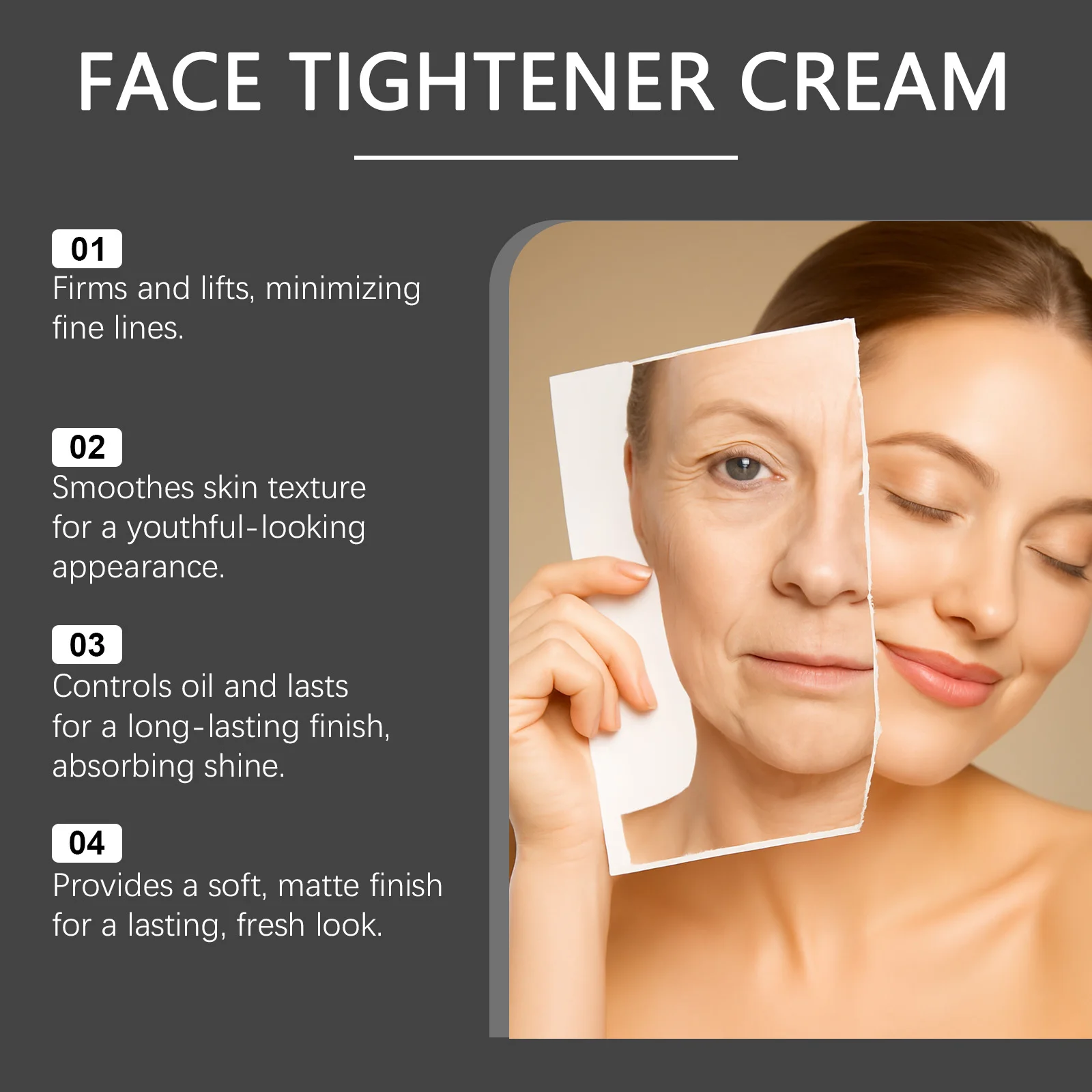 Primer Viso, Base Trucco Idratante, Correttore, Controllo Oleosità, Riduzione Pori e Linee Sottili, Primer Idratante Acido - immagine 3