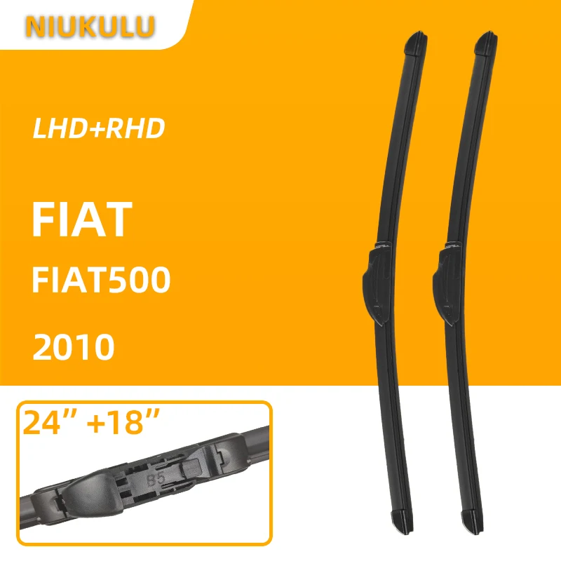 Car Windscreen Windshield Wiper Blades For FIAT FIAT500 2010 24"+18