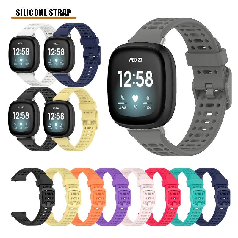 Breathable Silicone Strap Band with Connector