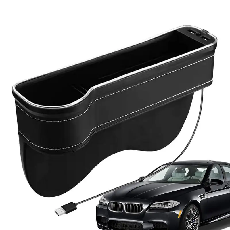 

Автомобильный ящик для хранения на сиденье, сумка для хранения в автомобиле с держателем для чашки, органайзер для складирования на сиденье, прочная автомобильная сумка для экономии пространства на сиденье