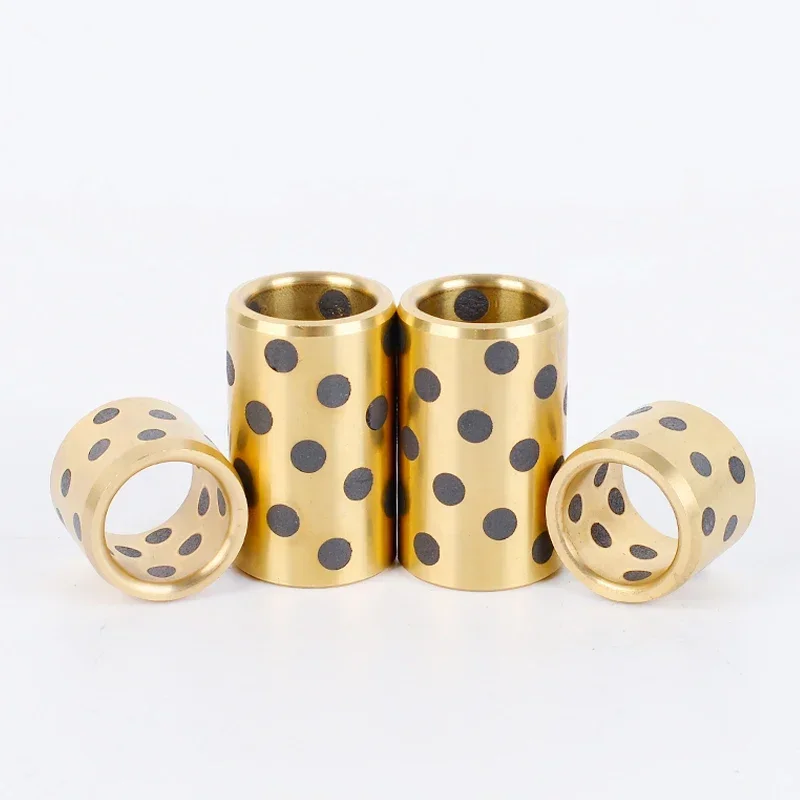 Graphite-Encrusted Brass Self-lubricating Bearing Bushing Linear Bearing Washer Inner Diameter 4/ 5/ 6/ 8/ 10/... 16mm
