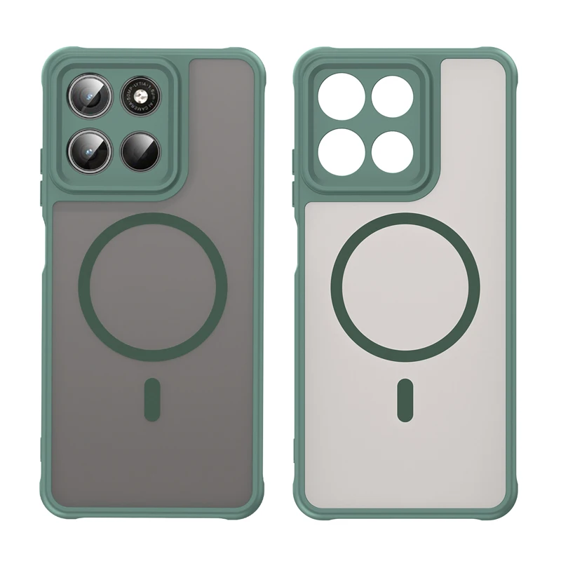 Magnetic Translucent Frosted Matte Waterproof Protective Phone Case
