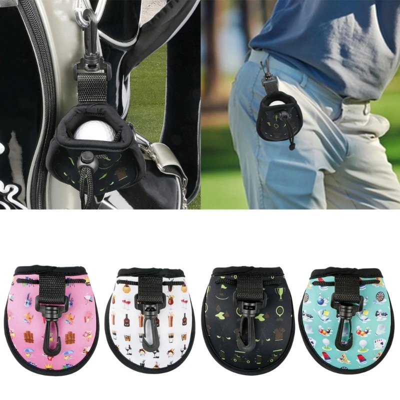 Dropship Print Golfballhalter Schlüsselanhänger Gürtelclip Golf Fanny Pack Golf Aufbewahrungstasche