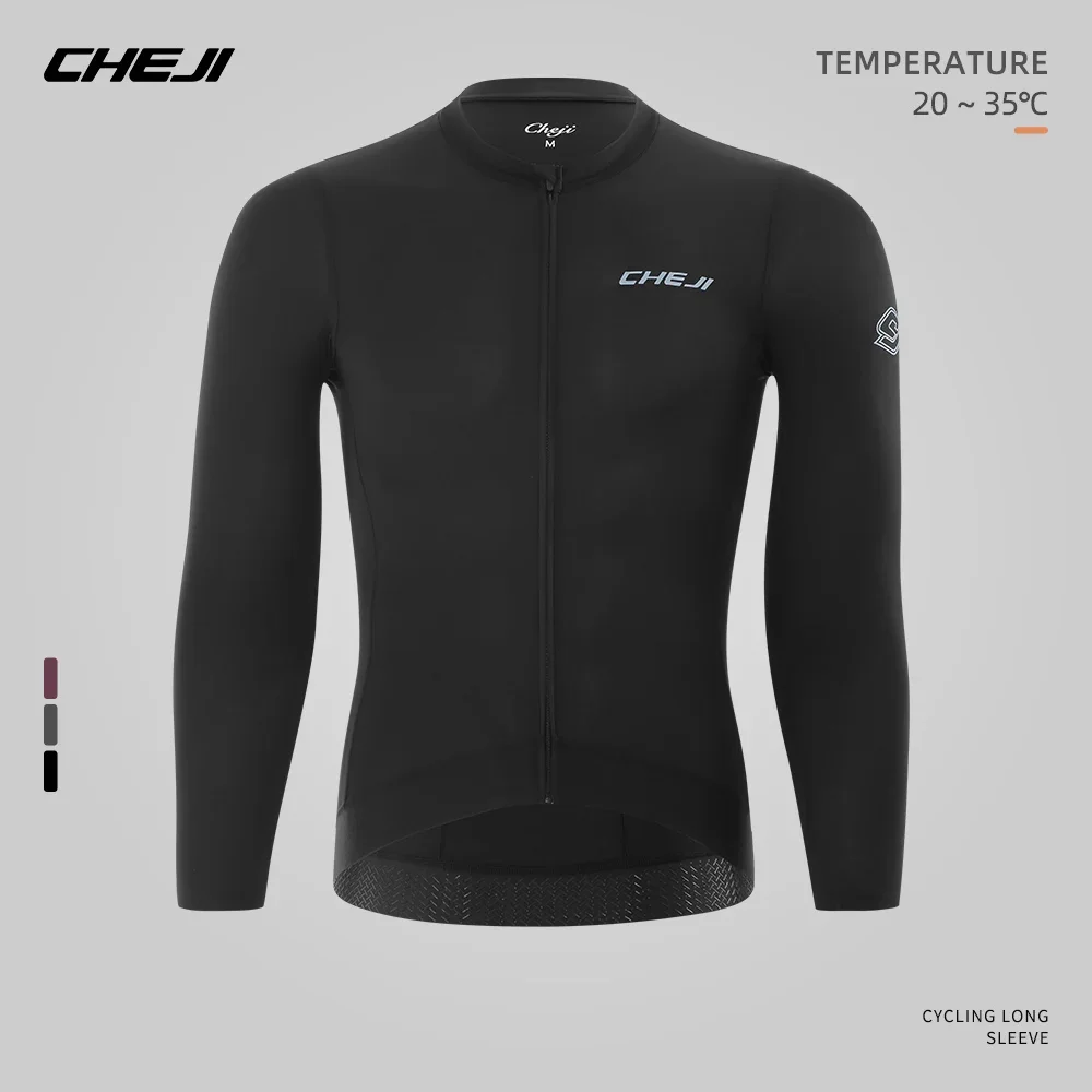 Cheji Men's Long-Sleeve Cycling Jersey