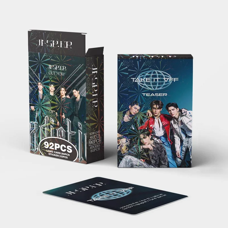 92 PCS JASP.ER Thai Boyband Conjunto de cartões fotográficos