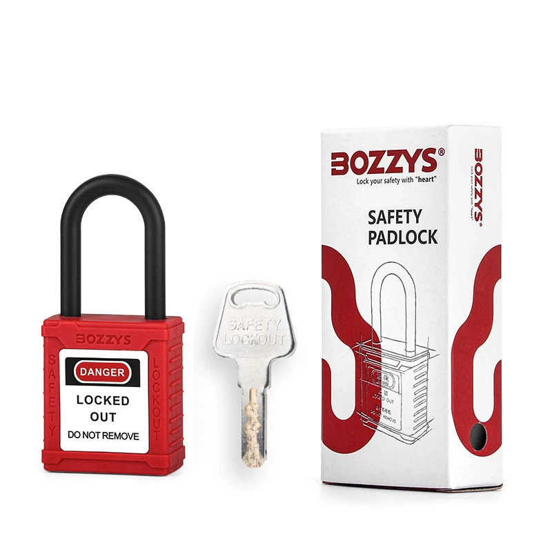 BOZZYS 전기 절연 잠금 자물쇠 잠금 장치는 동일한 키로 전도성 영역에서 사고로 인한 작동 사용을 방지합니다.