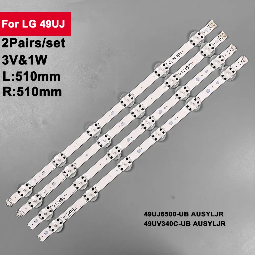 

3V TV Backlight LED For LG 49UJ 6916L-2863A 2862A ART3 REV0.2 49UJ6500-UB 49UV340C-UB 49UJ670V 49UJ651V LC490DGG