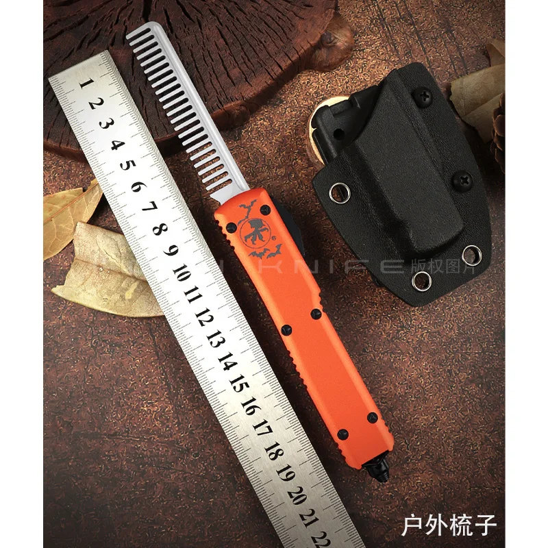 Halloween Limited Edition ULTRATECH MICRO ULTRA TECH EDC Tactical Gear Deep Carving CNC Aluminum Orange Anodization Handle 6