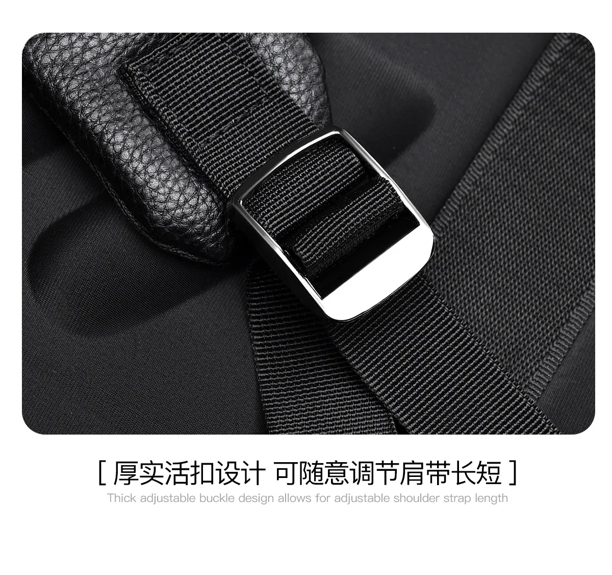 حقيبة ظهر جديدة للرجال عالية الجودة لحمل الكمبيوتر، ذات سعة كبيرة، حقيبة ظهر عصرية للأعمال والسفر.