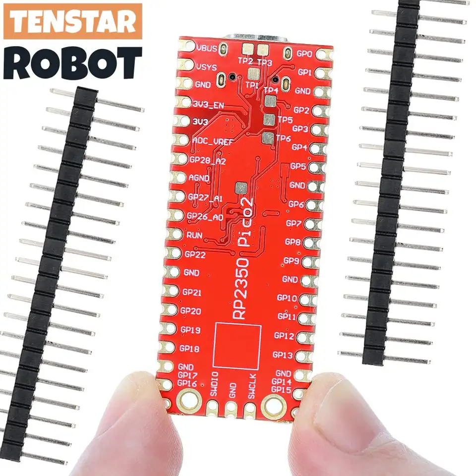 TENSTAR RP2350 Red Board PICO2 Development Board TYPE-C USB RP2350A Chip Microcontroller Compatible With Raspberry Pi PICO 2 image 2