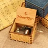 Wooden Hand Crank Music Box Bohemian Rhapsody Theme You Are My Sunshine Music Box Musica Theme Birthday Christmas Gift 3