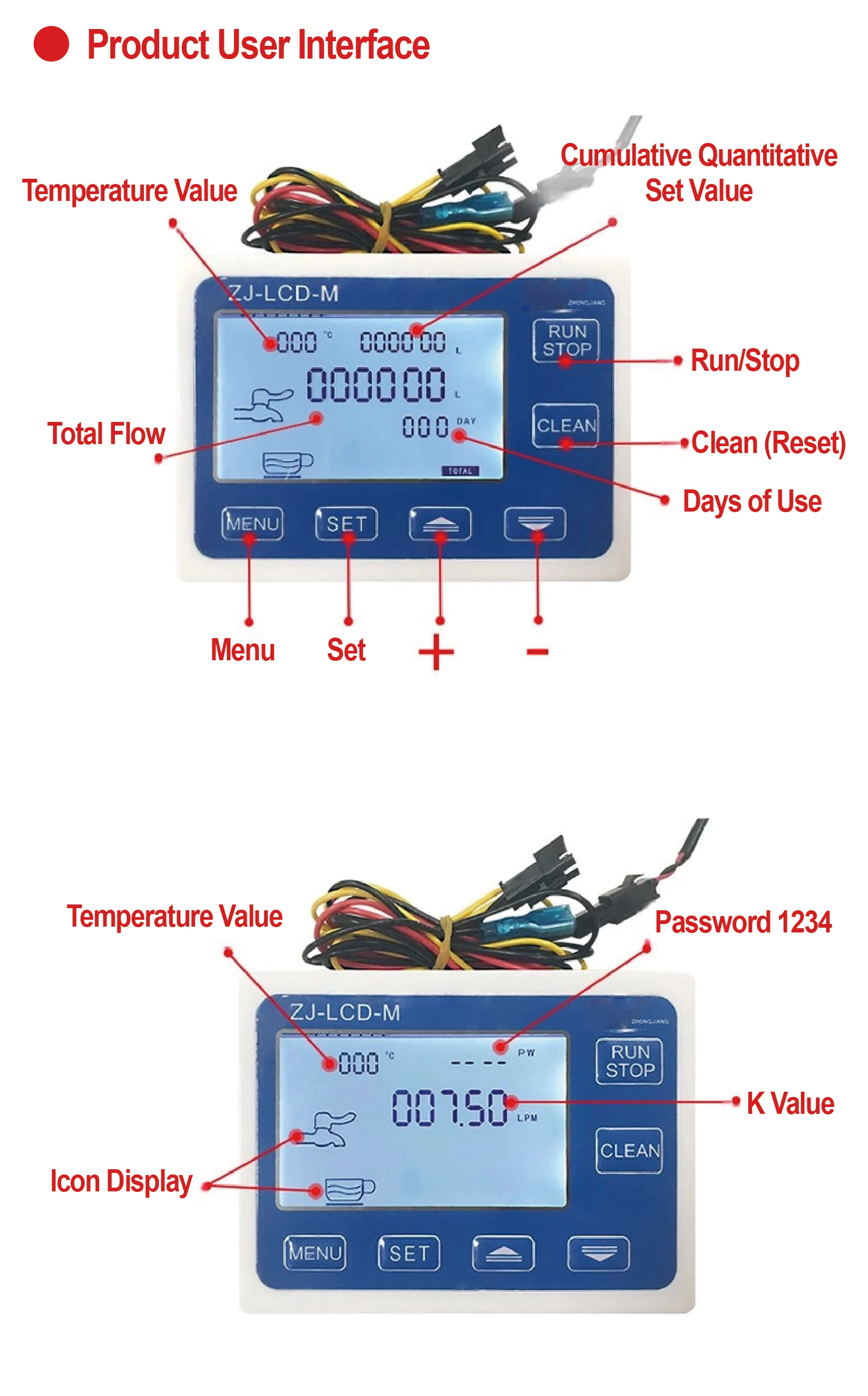 G1 Quantitative Control Instrument Set DN25 Flow Meter Controller Batch Filling