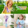 VATOS Auto Bubble Wands Maker Gun X2 with Light & Music for Girls Boys Fantasty Bubble Maker Machine Bubble Refill Party Gift 6