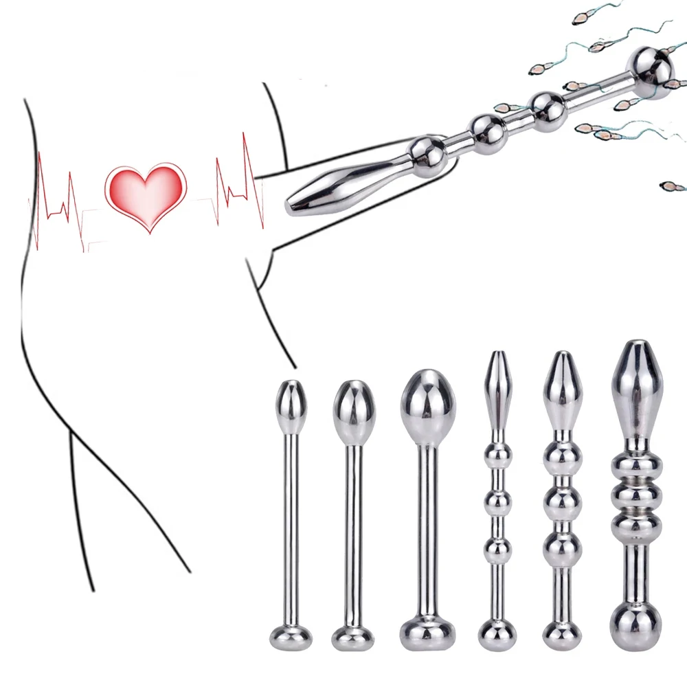Edelstahl Katheter Harnröhren Dilatatoren Pferd Auge Stimulator Penis Plug Einsatz Stangen Erwachsene Produkt Sex Spielzeug für Männer Neue Design 1
