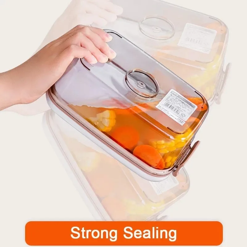 Food Vacuum Storage Box Fresh-Keeping Sealed Canister Large Capacity Food Organizer Dispenser For Kitchen Storage Box kitchen storage box rice storage box food storage pots food storage container food storage can food storage box storage box