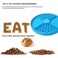Pet Supplies Silicone Licking Mat Cat Slow Feeder With Suction Cup Slow Feeding Pad Dog Licking Pad Anxiety-relieving Utensils 2