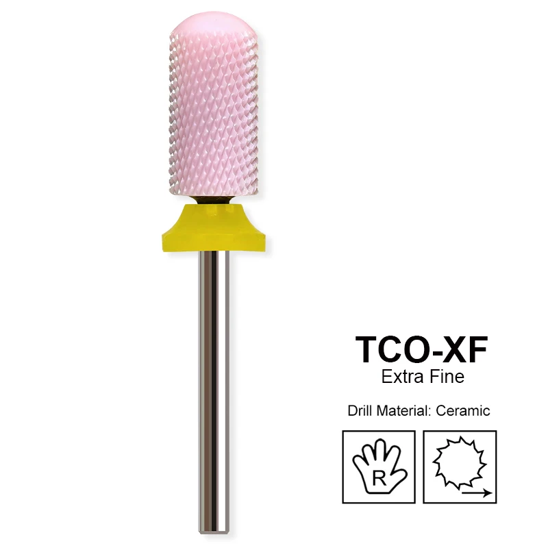 Ceramic Carbide Nail Drill Bit - Pink Manicure Polishing Tool