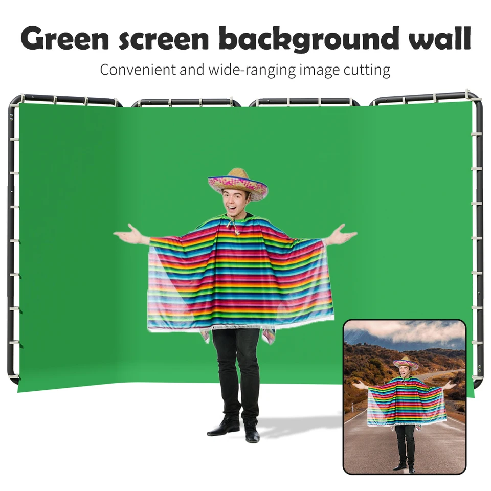 Adjustable Green Screen Photography Backdrop Stand