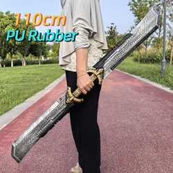 Superhero Gauntlet Golden Gloves with LED Light - Action Figure Cosplay Props and Halloween Gift (Hegemony sword 110cm)
