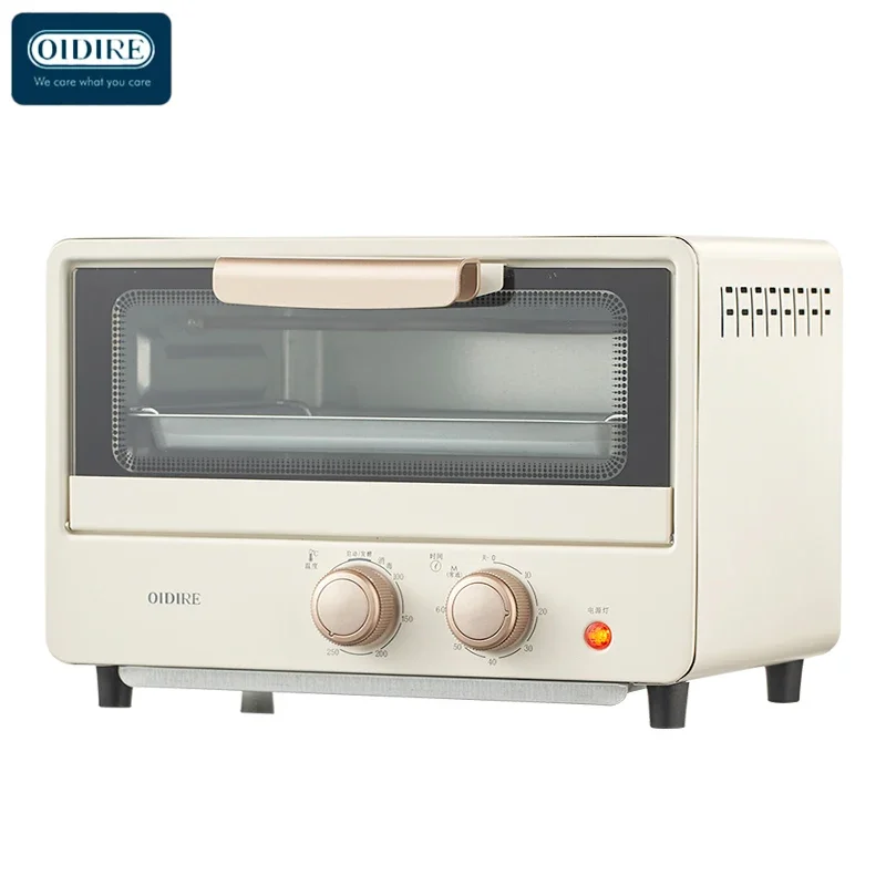 OIDIRE 12L Electric Oven Bread Toaster Pizza Cake Cookies Maker Dessert Baking Tool Breakfast Machine BBQ Roaster 60min Timing