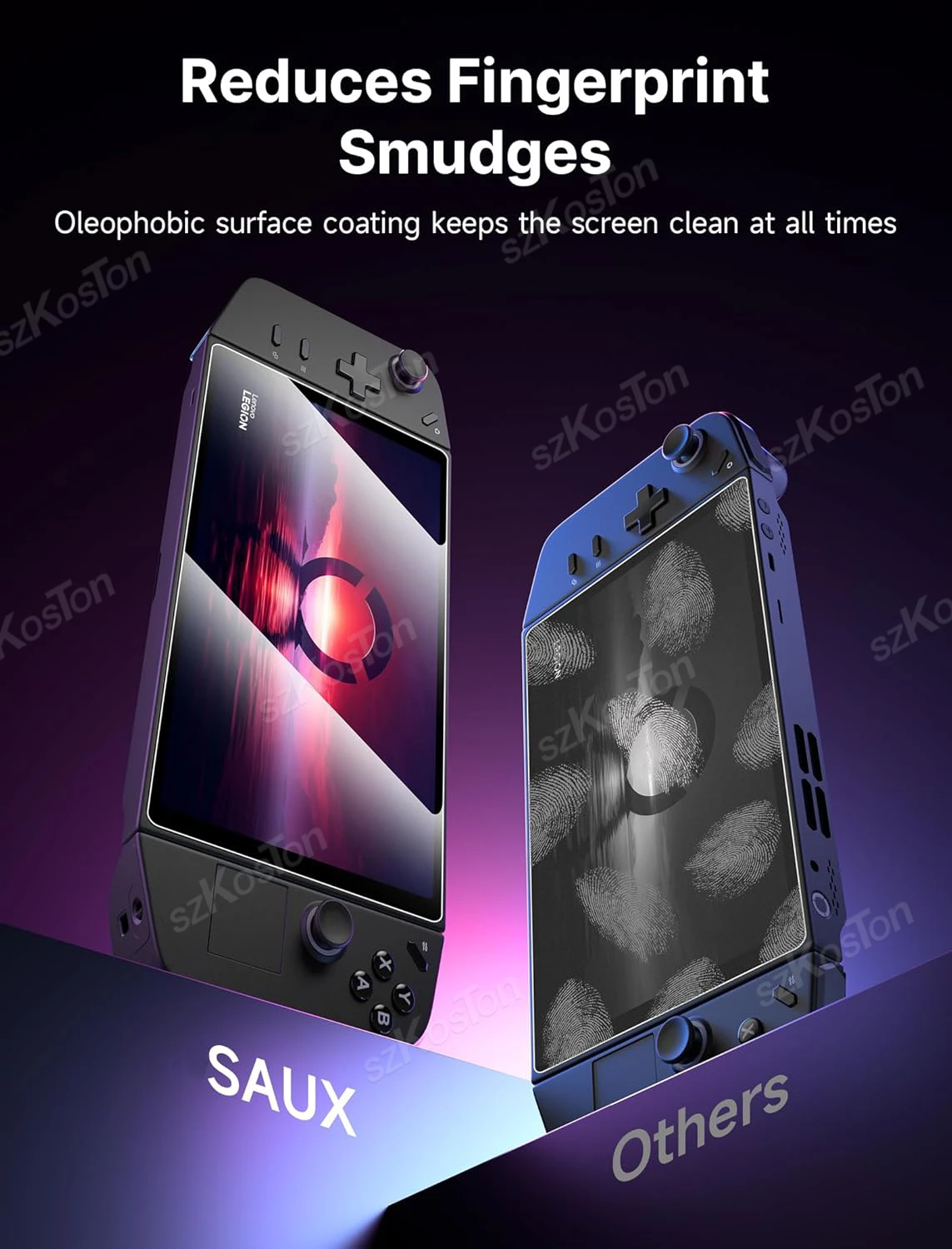 Ultra HD Tempered Glass Screen Protector 2-Pack for Gaming Consoles - 9H Hardness