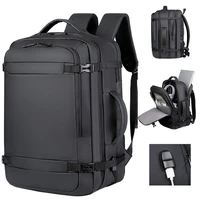 40LExpandable USB Travel Backpack, Flight Approved Carry on Bags for Airplanes,Water Resistant Durable 17-inch backpack men 1