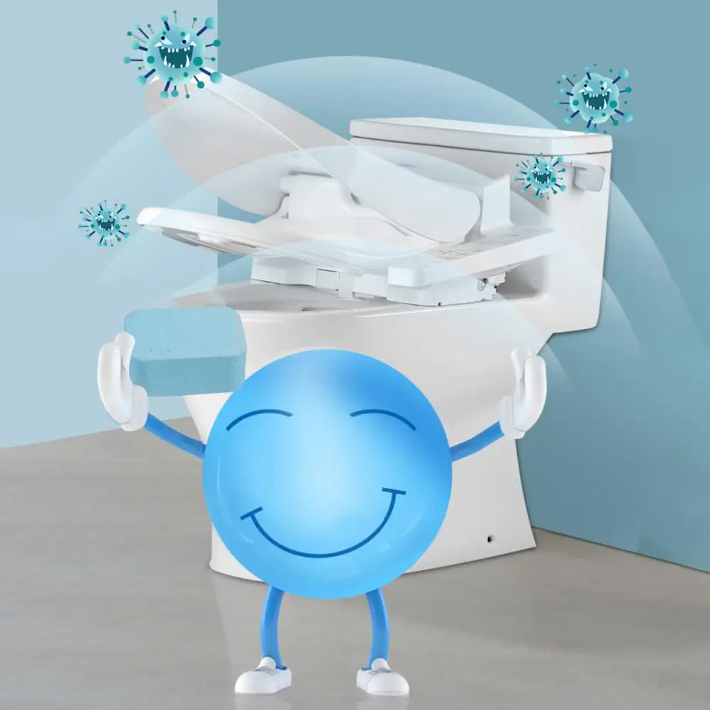 Mess-free Toilet Cleaner Effervescent Toilet Bowl Cleaner Tablets Powerful Stain Odor Remover Bathroom Refreshes