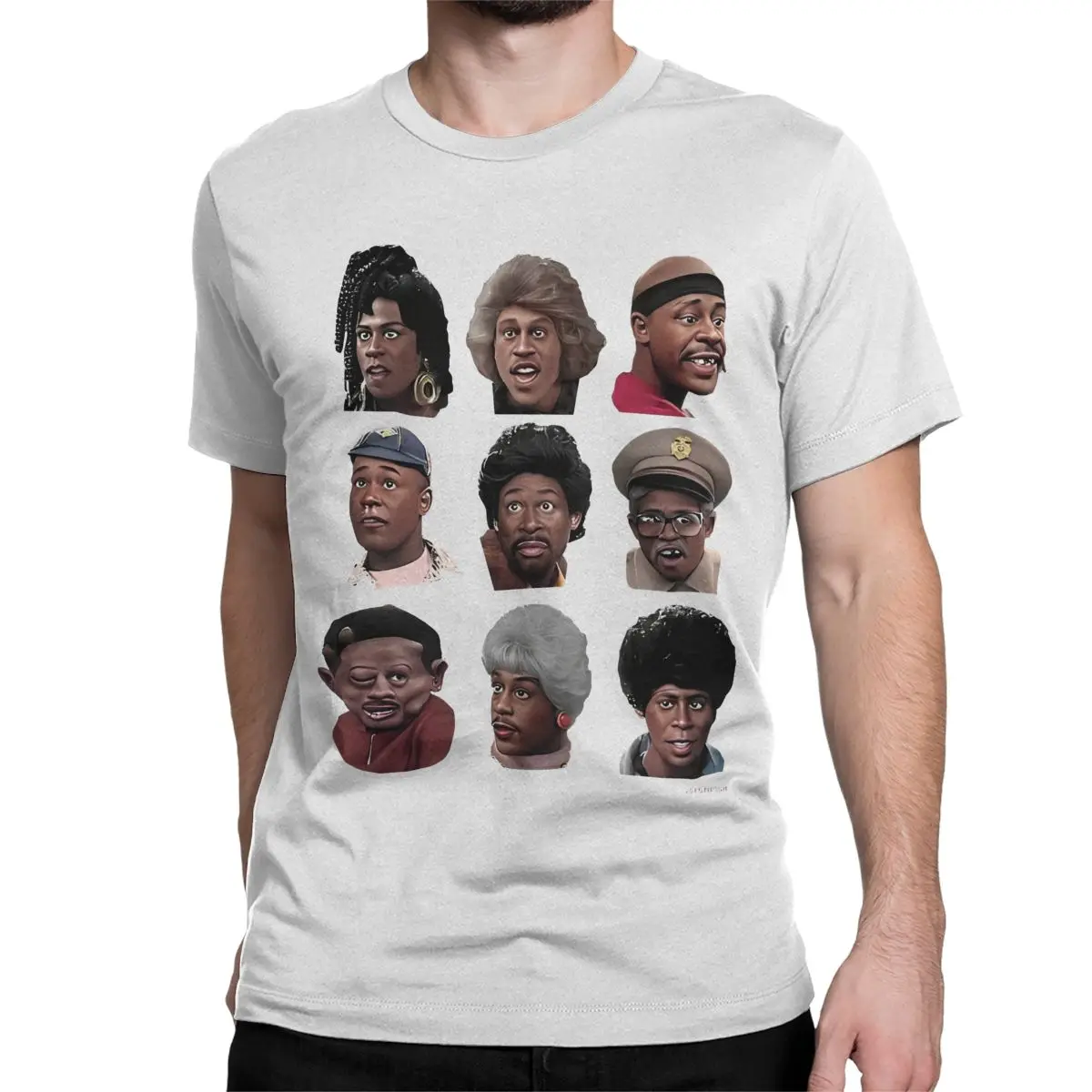thumbnail image 1 of Camiseta para hombre y mujer de Martin Lawrence, estilo retro de comedia, de algodón, de manga corta, cuello redondo, tallas 4XL, 5XL y 6XL., 1 of 7