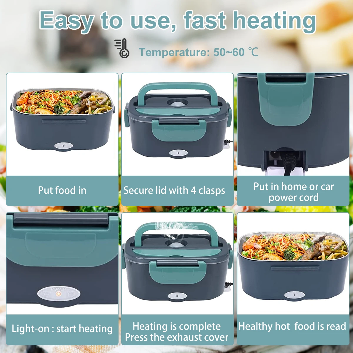  Crock-Pot Electric Lunch Box, Portable Food Warmer for