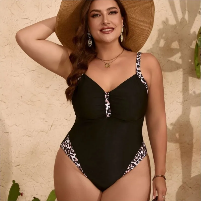 L-5XL Plus Size High Waist Bikini Women's Push Up Large Size Swimsuit Summer Mujer Big Size Tummy Control Swimwear Bikini Sets