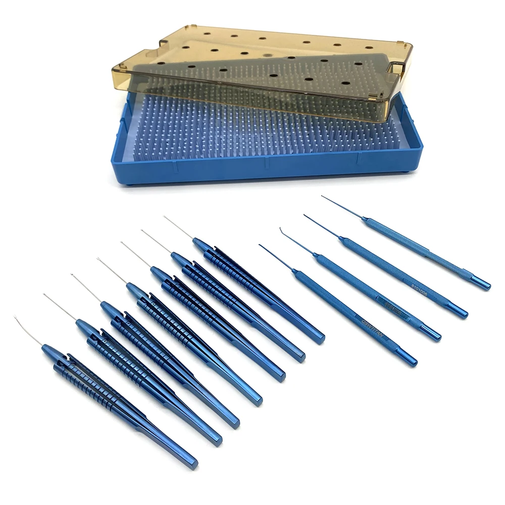 

Vitreo набор ретинальных инструментов, набор офтальмологических щипцов, крючок для сетчатки, офтальмологический хирургический инструмент