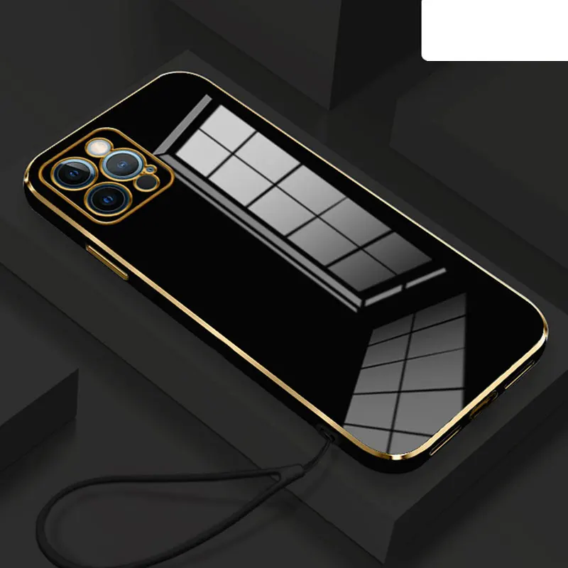 Plating Soft Rope Phone Case with Enhanced Protection