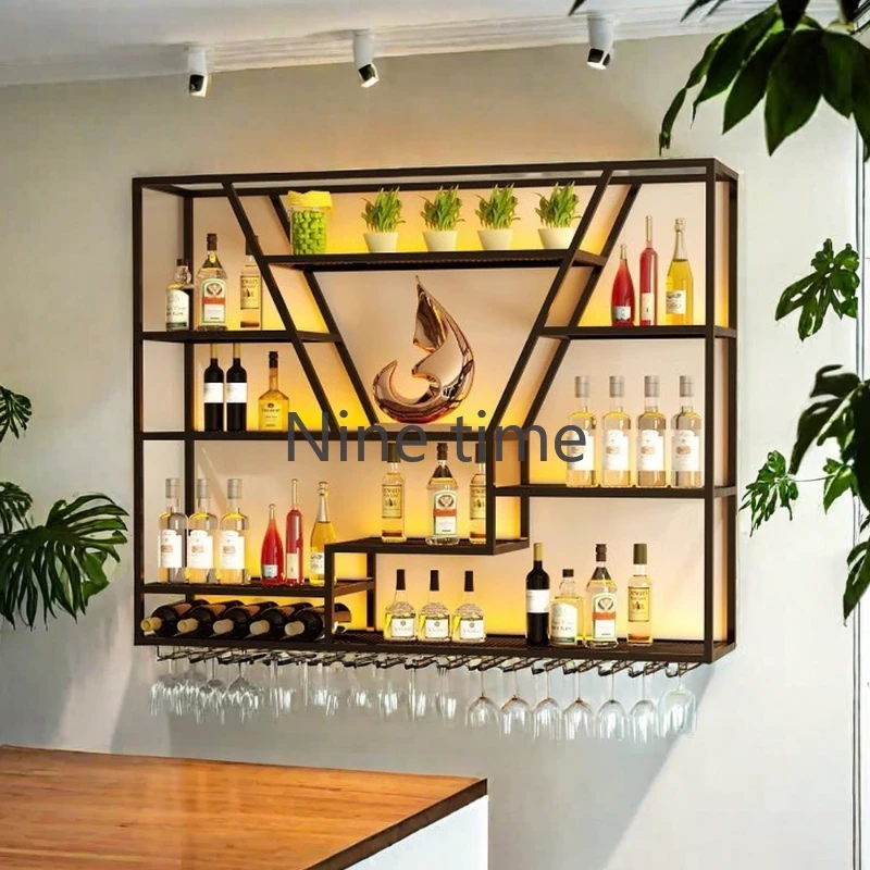 Furniture For Liquor Bottles Bottle Storage Bar Salon Luxe Craft Organization Cabinet Modern Wine Holder Vinegar Coffe Organizer