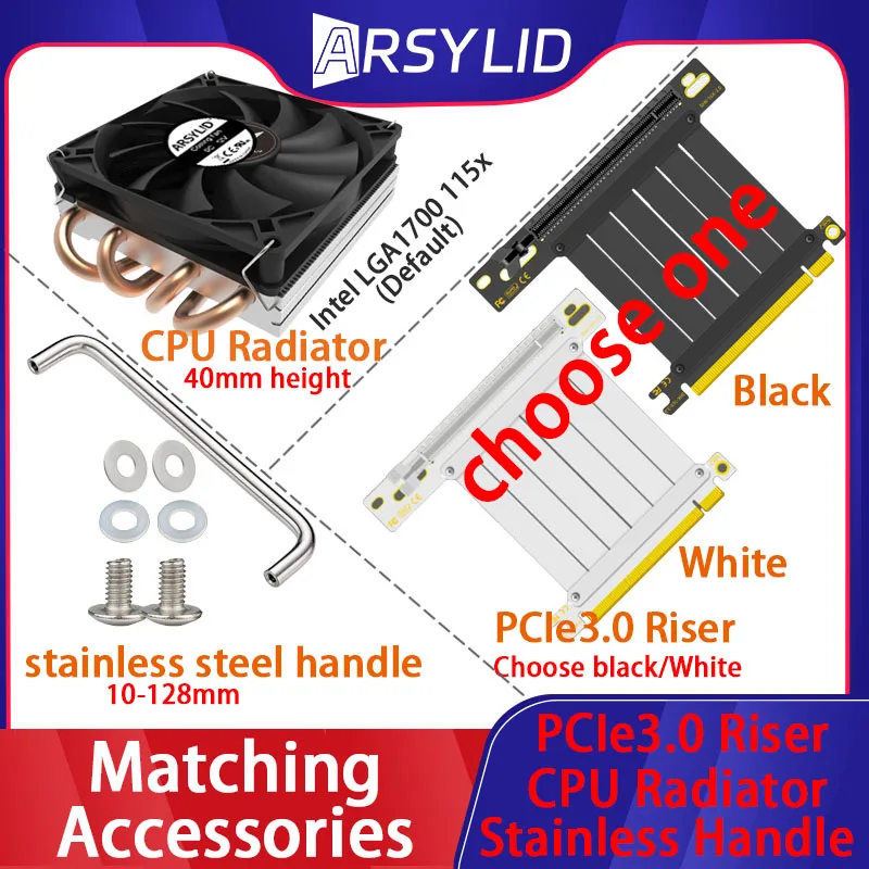 Htpc pc Computador Portátil Mini Ipc Flex Psu Case Itx Chassis Pcie 2.5 Ssd Drive a4 3.6 l A09 - Imagem 5