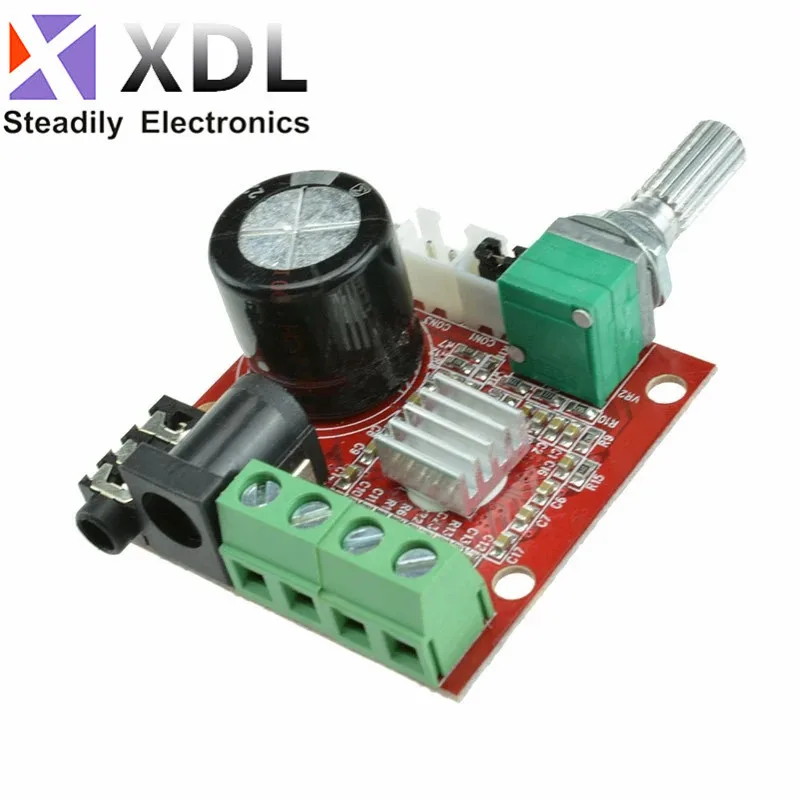 Scheda Audio Hi-fi DIY Amplificatore Stereo Audio PAM8610 2x10W Classe D - Modulo Scheda 12V Hi-Fi Per Progetti DIY Tpa3116 Mono - Foto 7