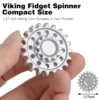 Alloy Fidget Spinner, 3 min+ Metal Fidget Toys Adults Cool EDC Toys for Relieve Stress Hand Spinning 2